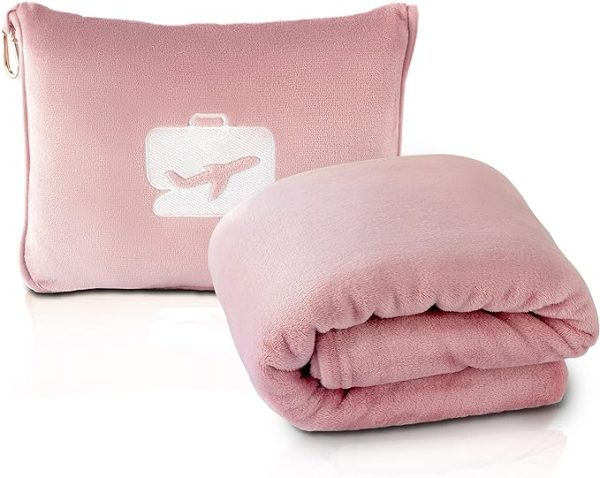 EverSnug Travel Blanket and Pillow - Ultra-Soft, Compact & Lightweight.