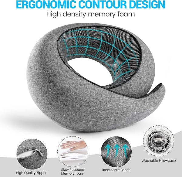 KFXFENQ Travel Pillow,Travel Neck Pillow - Image 3