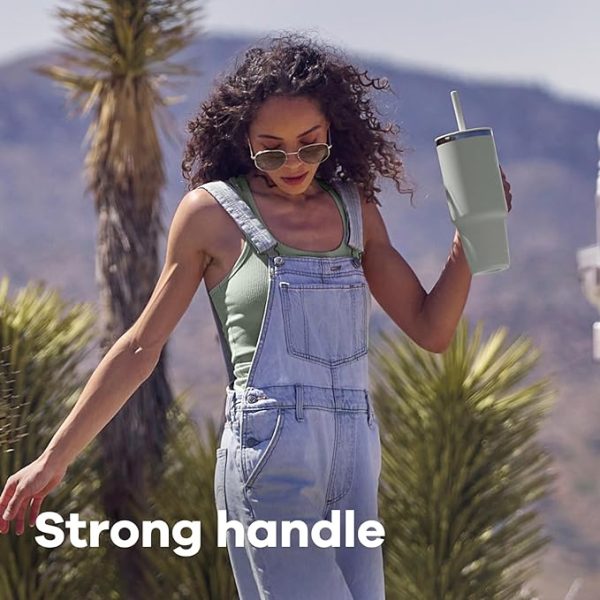 Hydro Flask Travel Tumbler Stainless Steel Insulated Cup with Lid and Straw for Cold Water and Drinks for Sports, School, Work - Image 3